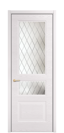 Дверь межкомнатная Рино 4 Цвет Крем Brash Покрытие ЭМАЛИ Эмаль брашированная Наличник L 50 Цена 52055
