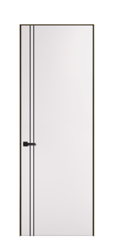 Дверь межкомнатная Слот 10-012 Цвет Крем Покрытие ЭМАЛИ Эмаль Наличник Скрытый короб золото Цена 49249
