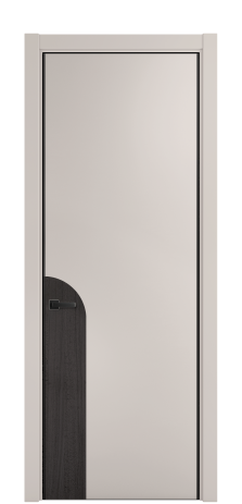 Дверь межкомнатная Дуэт 20 Цвет Дымчатый Покрытие ЭМАЛИ Эмаль Наличник  L 75 Цена 53556